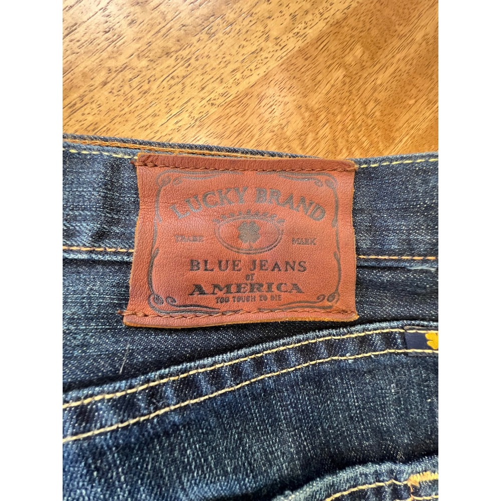 Lucky Brand 361 Vintage Straight Mens Jeans 40x30 Dark Wash Blue 7M11373-Z9G-1 - Picture 2 of 9